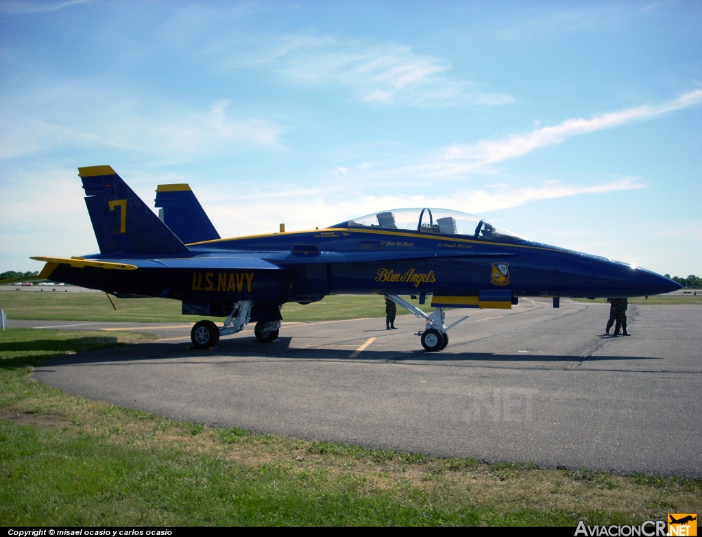 7 - McDonnell Douglas F/A-18A Hornet - blue angels