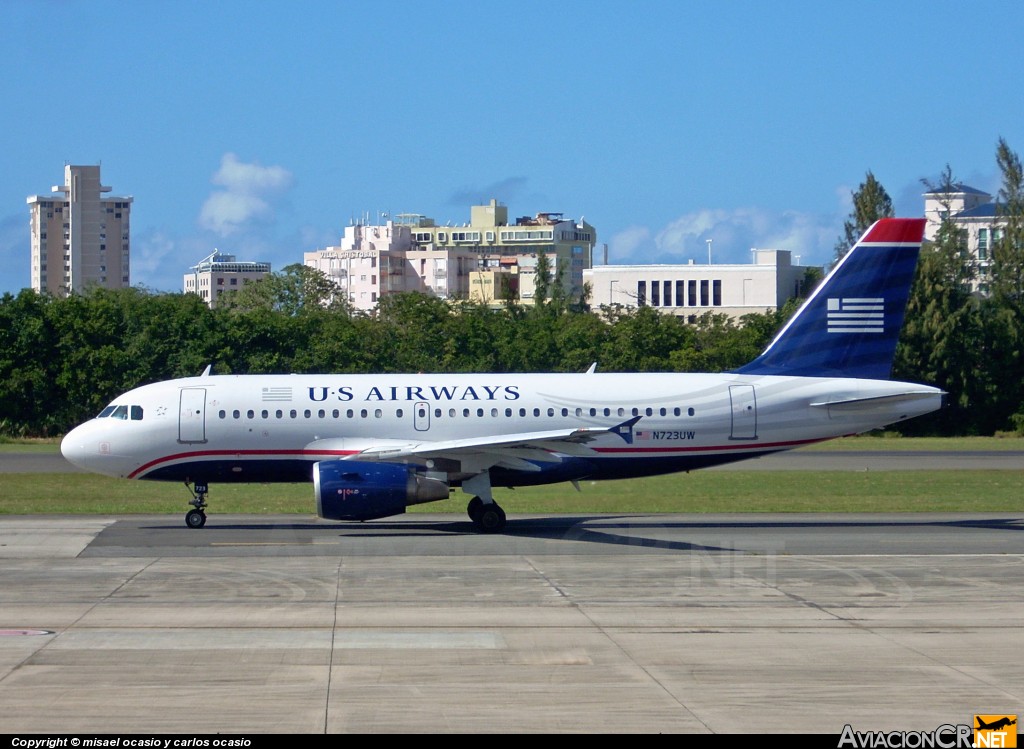 N723UW - Airbus A319-113 - US Airways