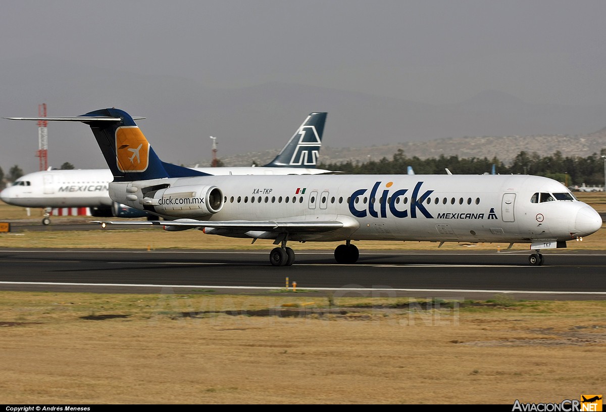 XA-TKP - Fokker 100 - Click de Mexicana