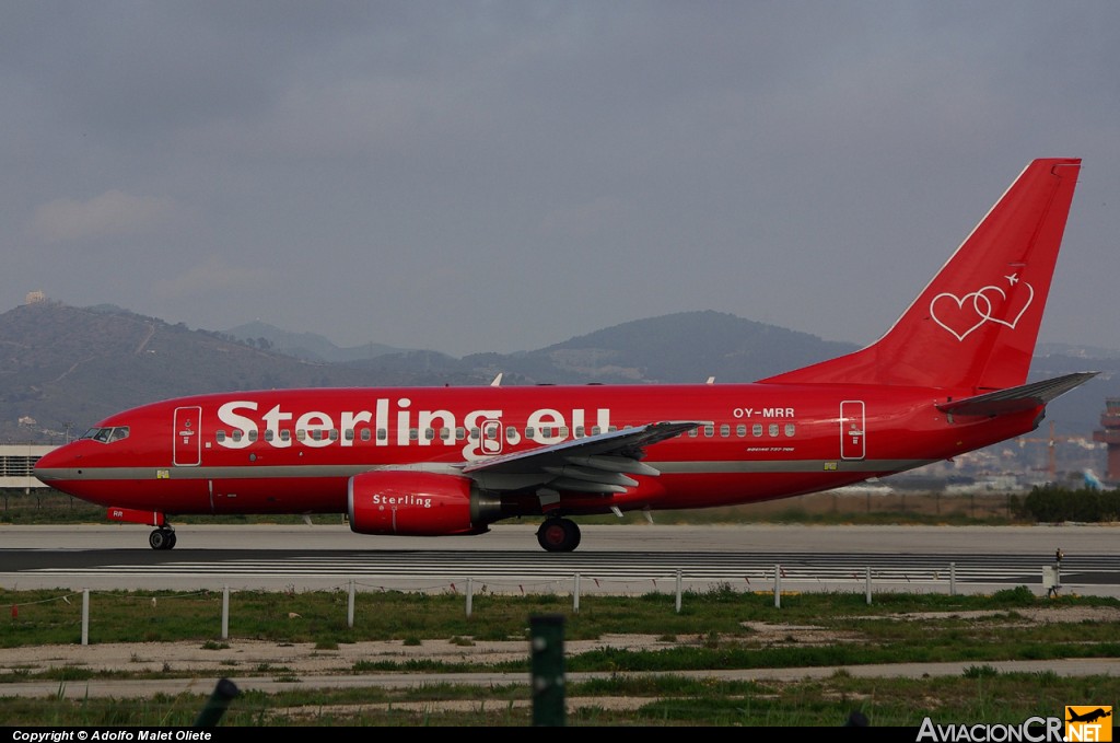 OY-MRR - Boeing 737-7K9 - Sterling