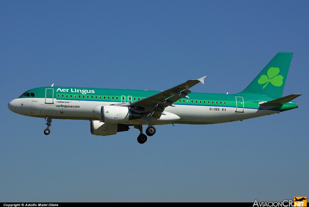 EI-DEK - Airbus A320-214 - Aer Lingus