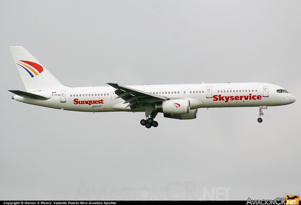 C-FFAN - Boeing 757-21K - Skyservice Airlines