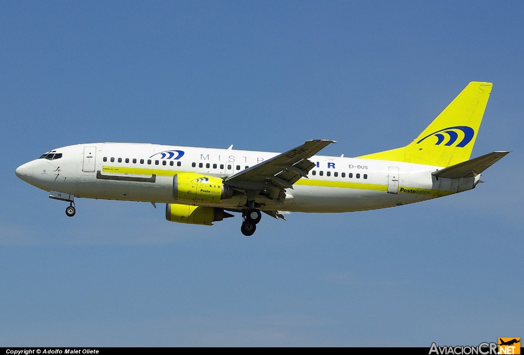 EI-DUS - Boeing 737-3M8(QC) - Mistral Air