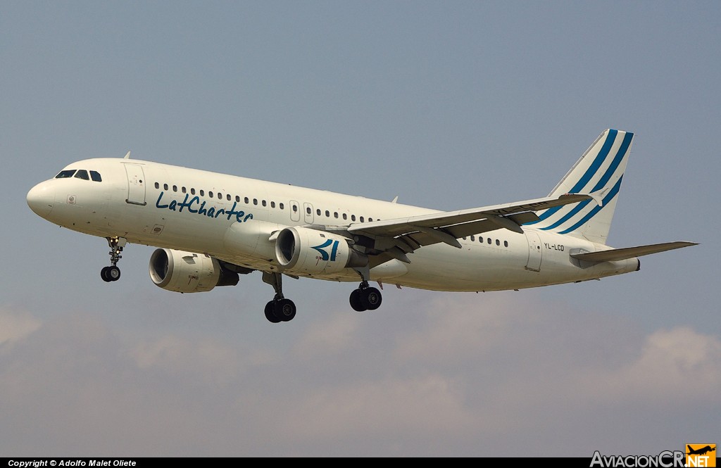 YL-LCD - Airbus A320-211 - LatCharter Airlines
