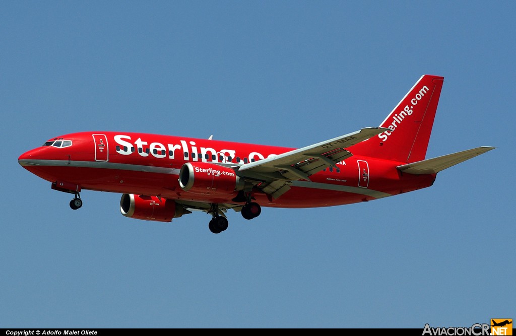 OY-MAA - Boeing 737-5L9 - Sterling