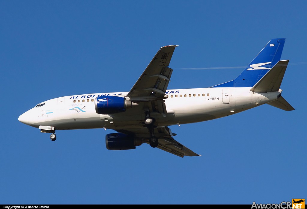 LV-BBN - Boeing 737-5H6 - Aerolineas Argentinas