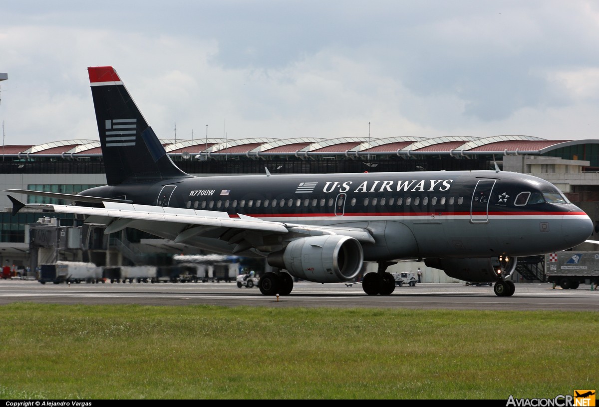 N770UW - Airbus A319-112 - US Airways