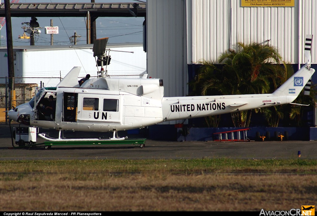 UN-136 - Bell UH-1 - United Nations Organization(UNO) / Oganizacion Nac