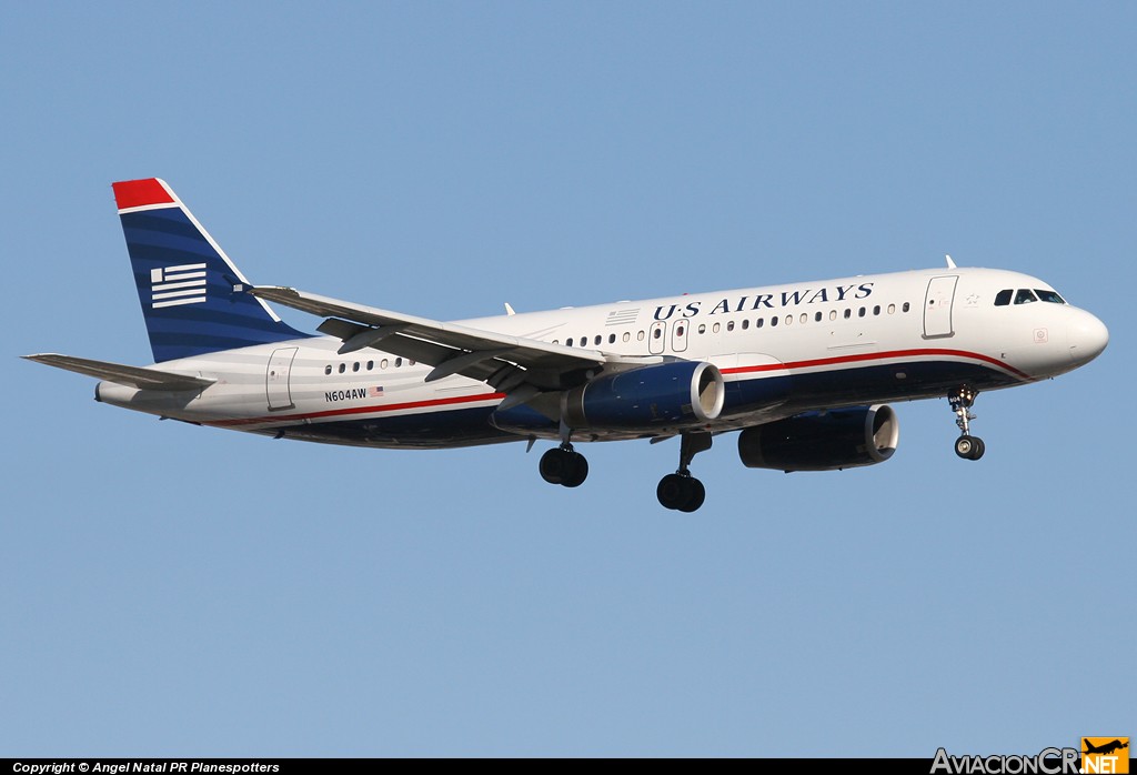 N604AW - Airbus A320-232 - US Airways