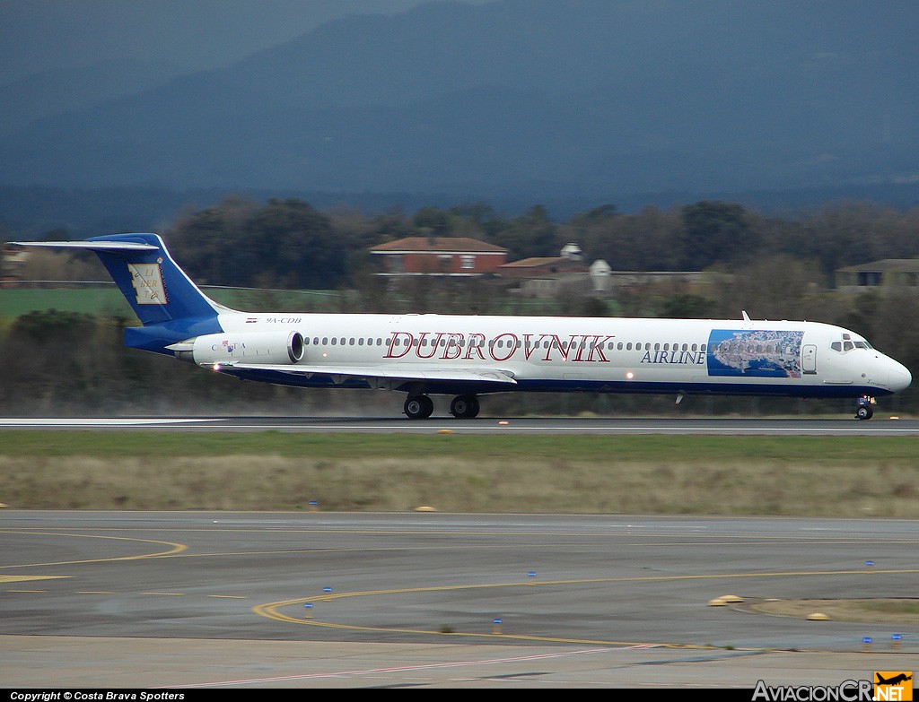 9A-CDB - McDonnell Douglas MD-83 - Dubrovnik Airline