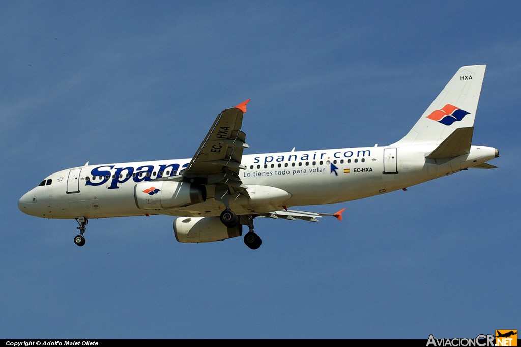 EC-HXA - Airbus A320-232 - Spanair