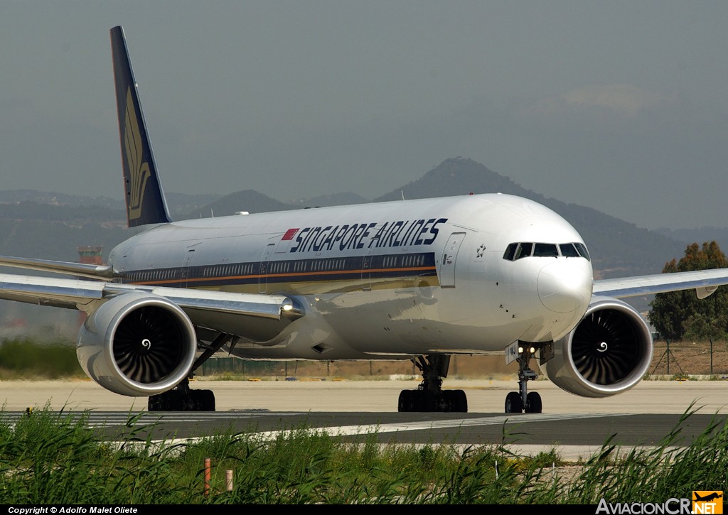9V-SWJ - Boeing 777-312/ER - Singapore Airlines