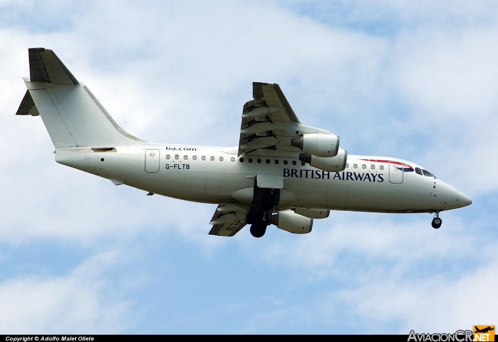 G-FLTB - British Aerospace BAe-146-200A - British Airways