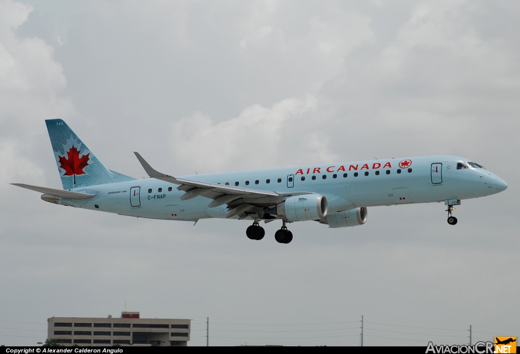 C-FNAP - Embraer ERJ-190-100AR - Air Canada