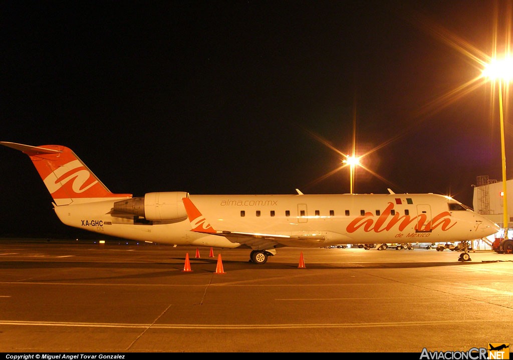 XA-GHC - Bombardier CRJ-200ER - ALMA de México