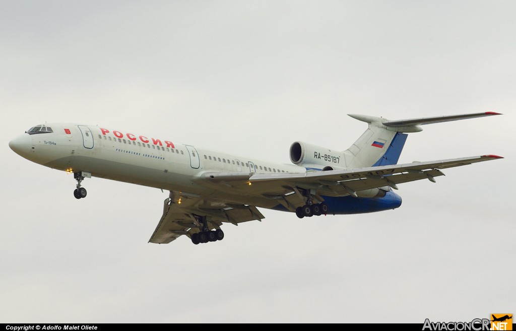 RA-85187 - Tupolev Tu-154M - Rossiya Airlines
