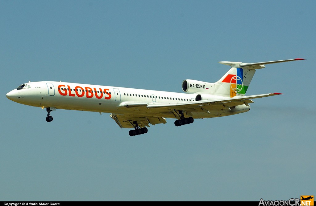RA-85611 - Tupolev Tu-154M - Globus