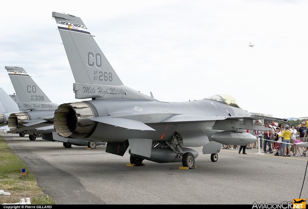 87-0268 CO - Lockheed Martin F-16C Fighting Falcon - USAF - United States Air Force - Fuerza Aerea de EE.UU