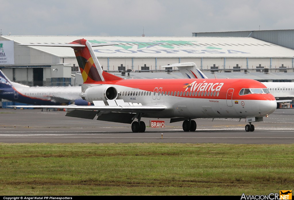 HK-4445 - Fokker 100 - Avianca Colombia