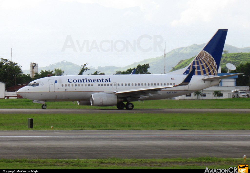 N27734 - Boeing 737-724 - Continental Airlines