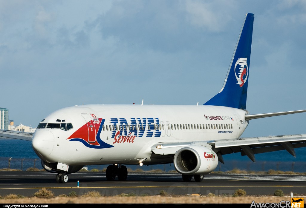 OK-TVB - Boeing 737-8CX - Travel Service