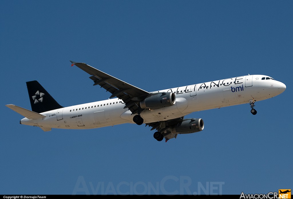 G-MIDL - Airbus A321-231 - Star Alliance