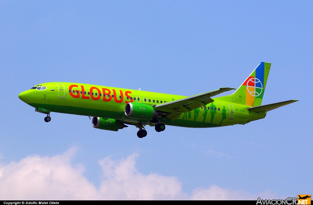 VP-BTA - Boeing 737-4Q8 - Globus