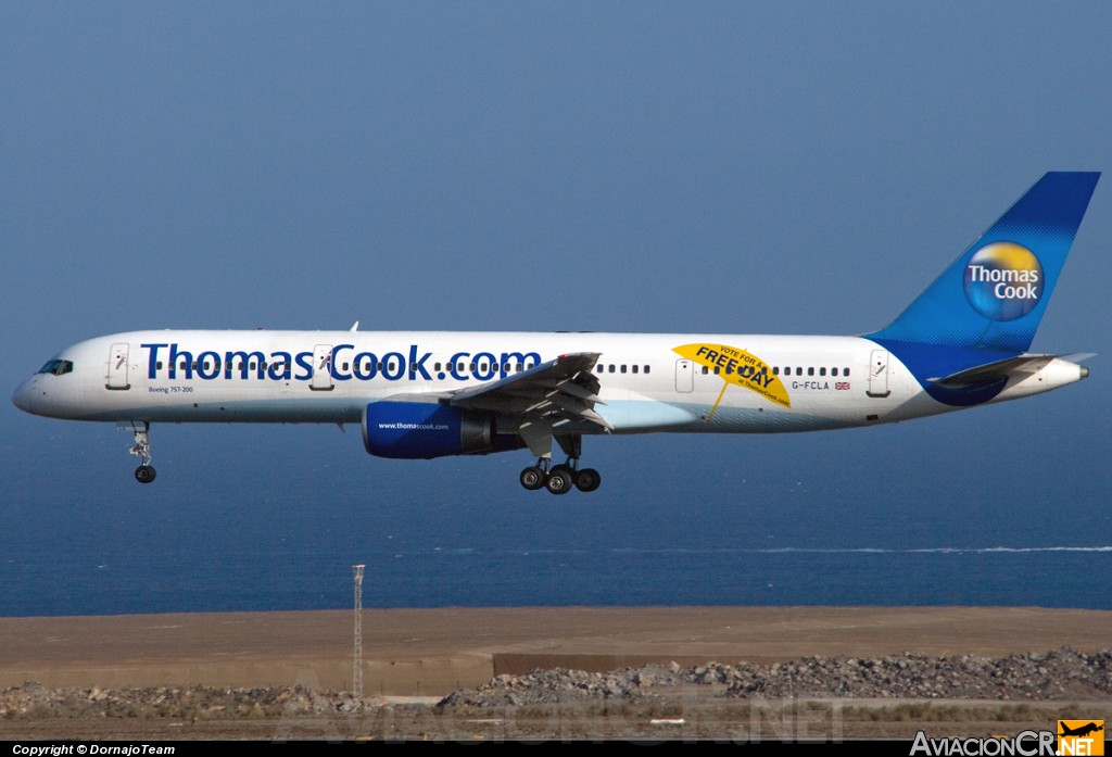 G-FCLA - Boeing 757-28A - Thomas Cook