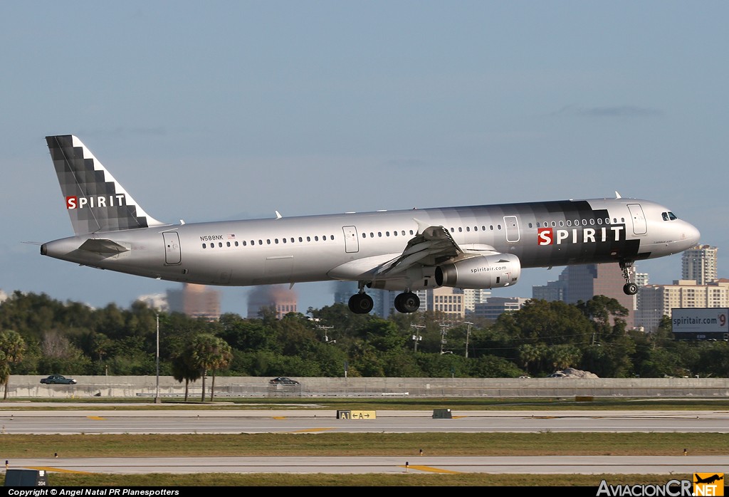 N588NK - Airbus A321-231 - Spirit Airlines
