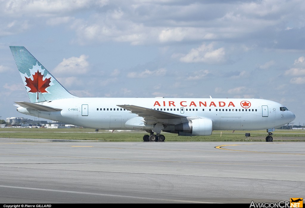 C-FBEG - Boeing 767-233 - Air Canada