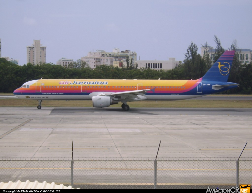 6Y-JMW - Airbus A321-211 - Air Jamaica