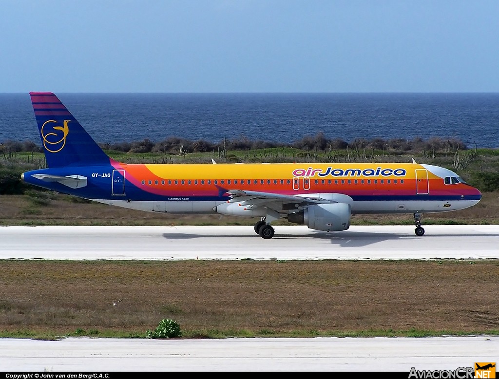 6Y-JAG - Airbus A320-214 - Air Jamaica