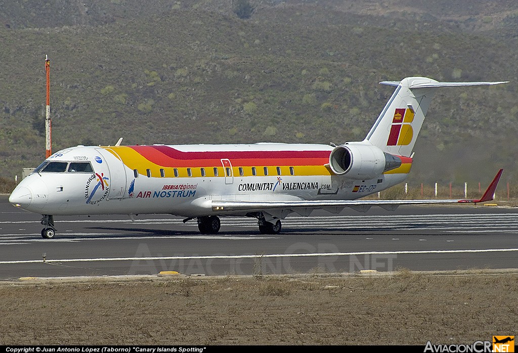 EC-IZP - Canadair CL-600-2B19 Regional Jet CRJ-200BER - Iberia Regional (Air Nostrum)