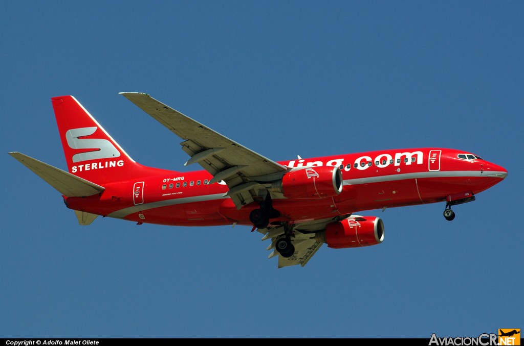 OY-MRG - Boeing 737-7L9 - Cimber Sterling Airlines