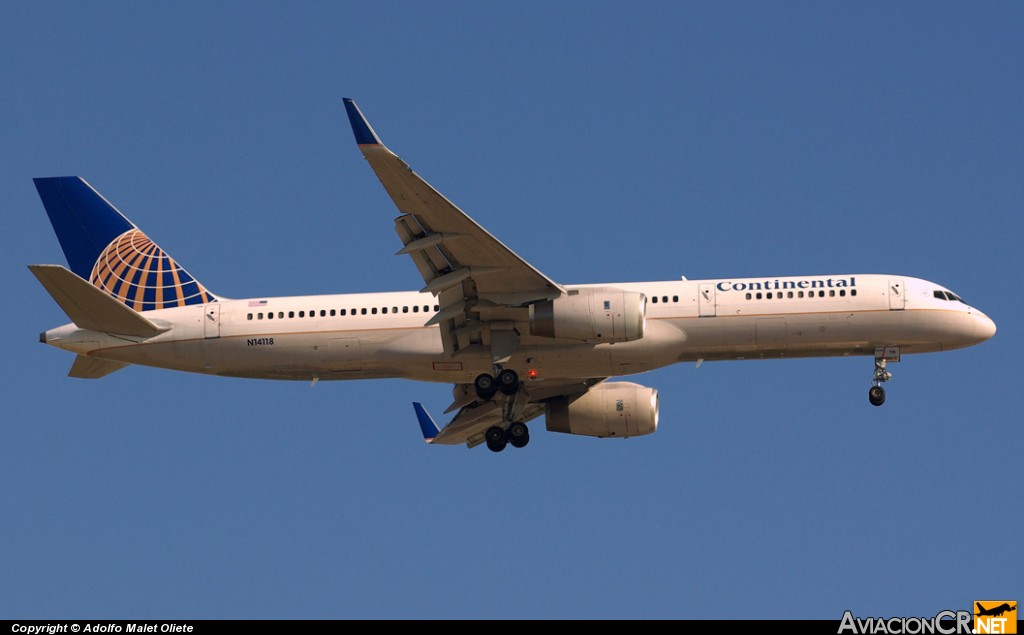 N14118 - Boeing 757-224 - Continental Airlines