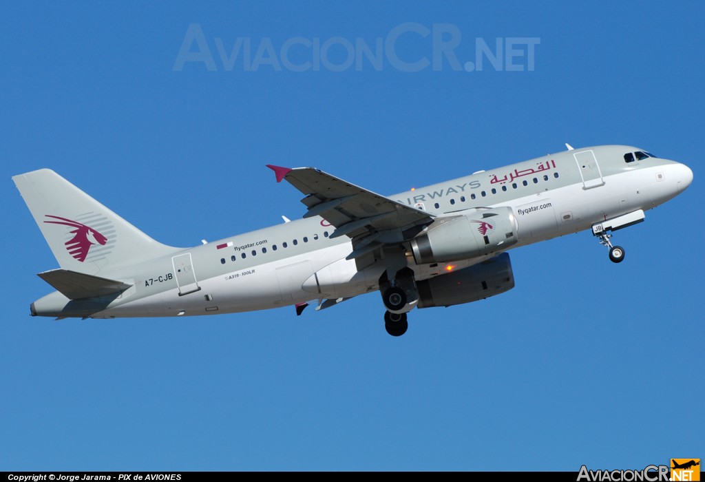 A7-CJB - Airbus A319-133LR - Qatar Airways