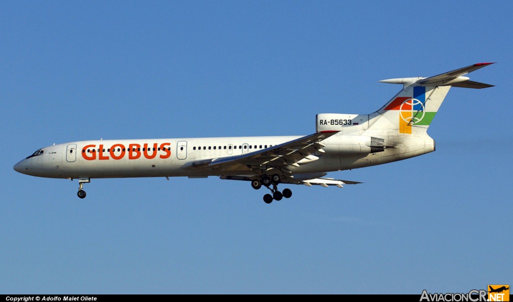 RA-85633 - Tupolev Tu-154M - Globus