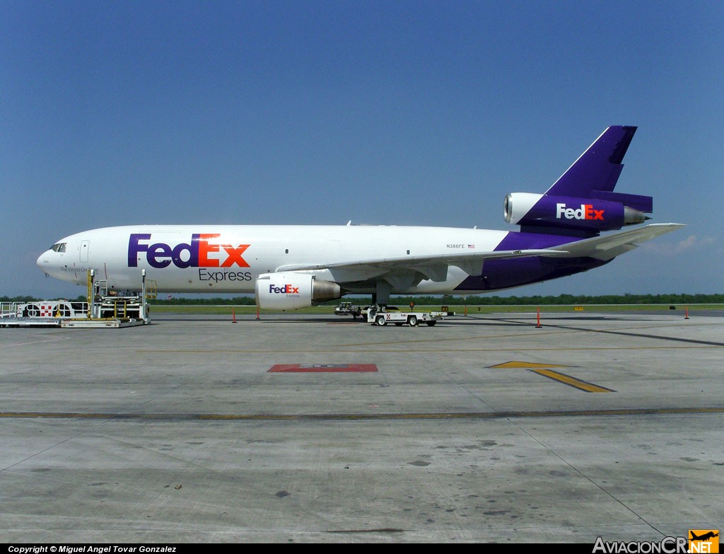 N386FE - McDonnell  Douglas MD10-10F - FedEx