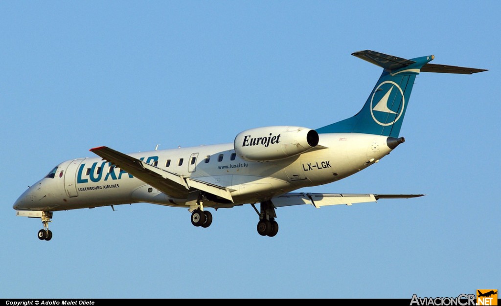 LX-LGK - Embraer EMB-135ER (ERJ-135ER) - LUXAIR