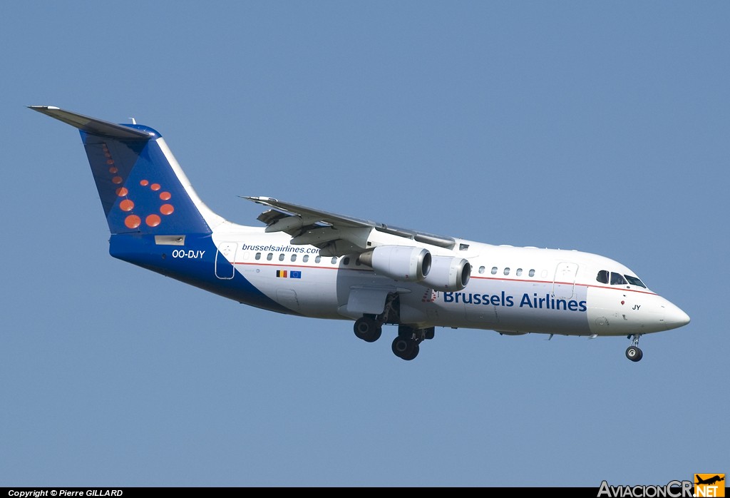 OO-DJY - British Aerospace Avro 146-RJ85 - Brussels airlines