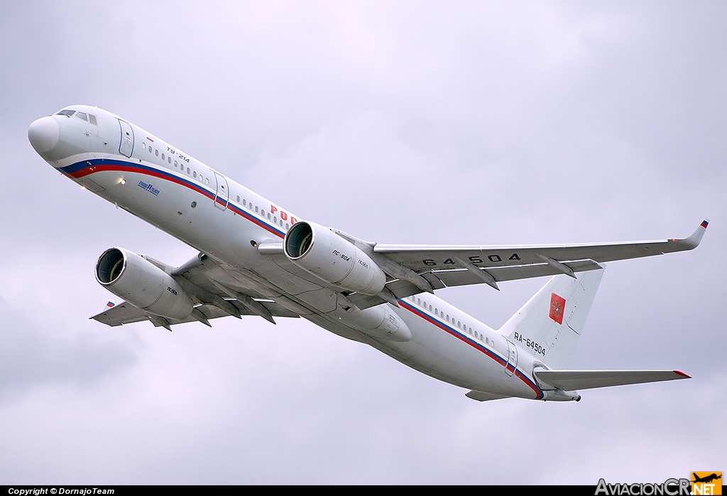 RA-64504 - Tupolev Tu-214 - Rossiya Airlines