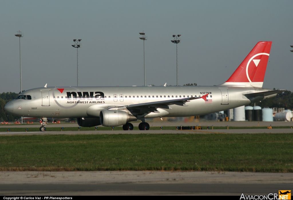 N327NW - Airbus A320-211 - Northwest Airlines