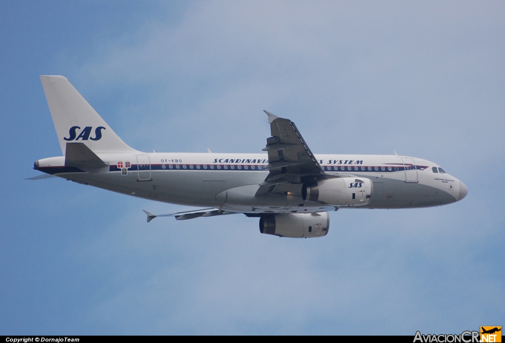 OY-KBO - Airbus A319-131 - Scandinavian Airlines-SAS