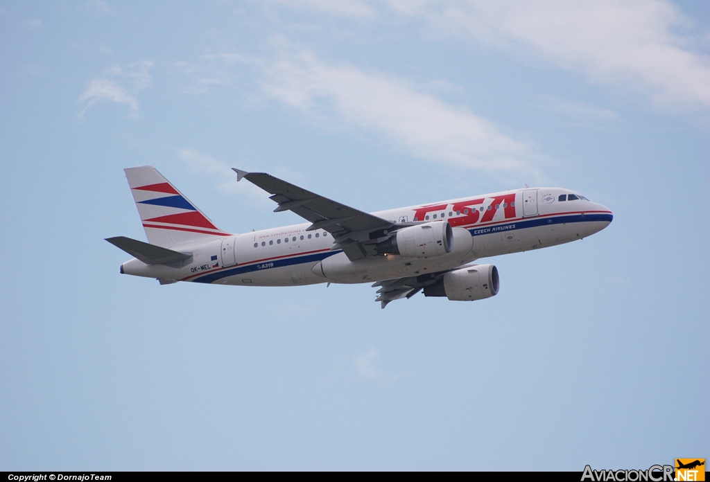 OK-MEL - Airbus A319-112 - CSA - Czech Airlines