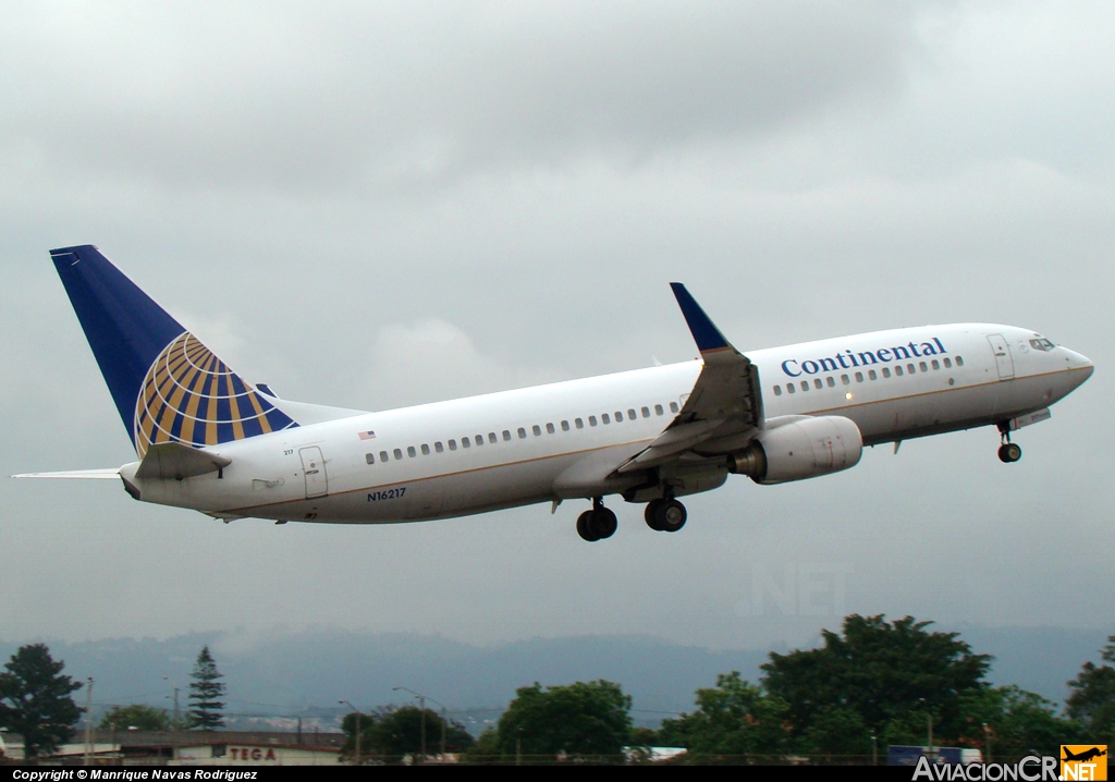 N16217 - Boeing 737-824 - Continental Airlines