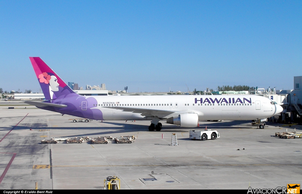 N592HA - Boeing 767-3CB(ER) - Hawaiian Airlines