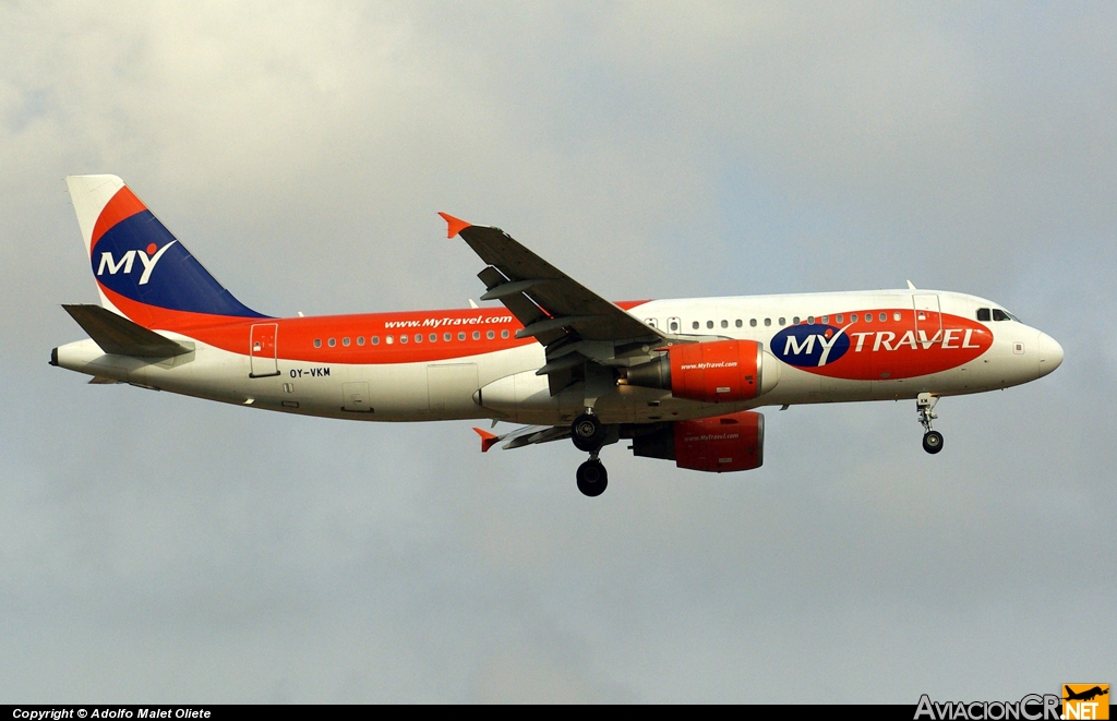 OY-VKM - Airbus A320-214 - My Travel Airways