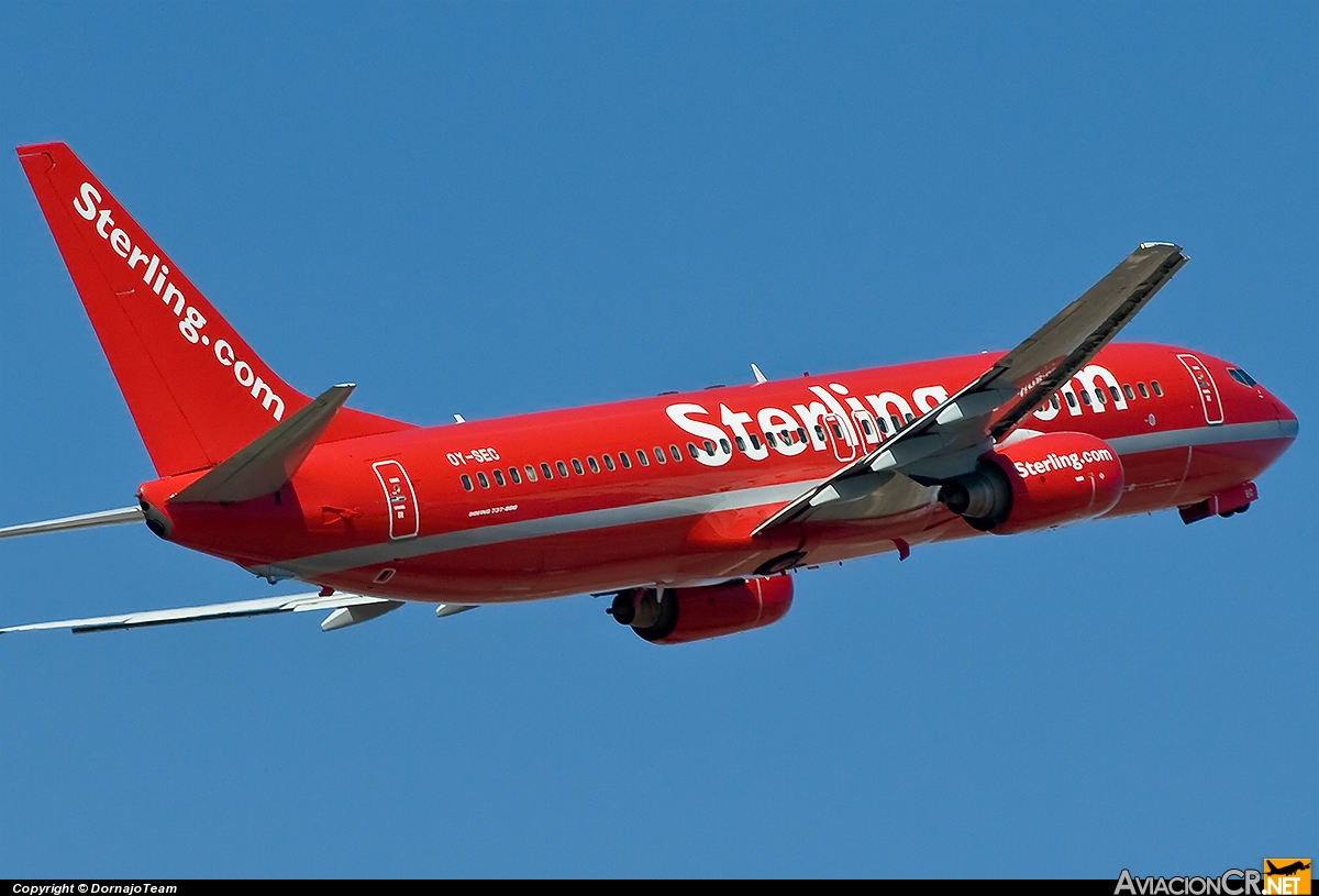 OY-SEC - Boeing 737-8Q8 - Sterling