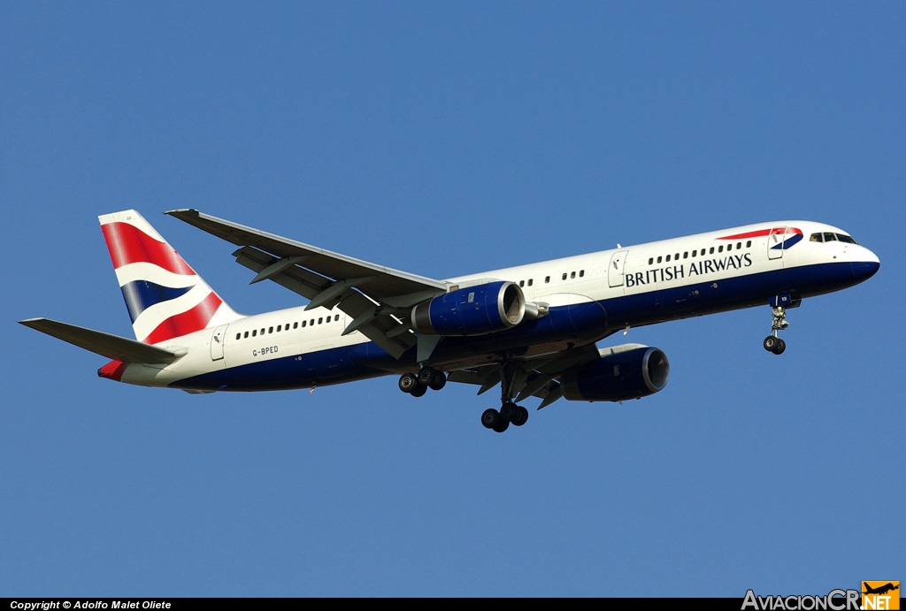 G-BPED - Boeing 757-236/ER - British Airways