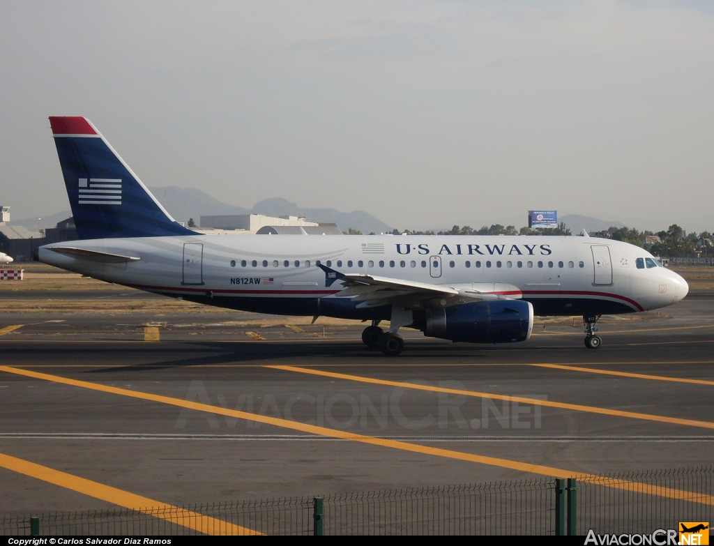 N812AW - Airbus A319-132 - US Airways